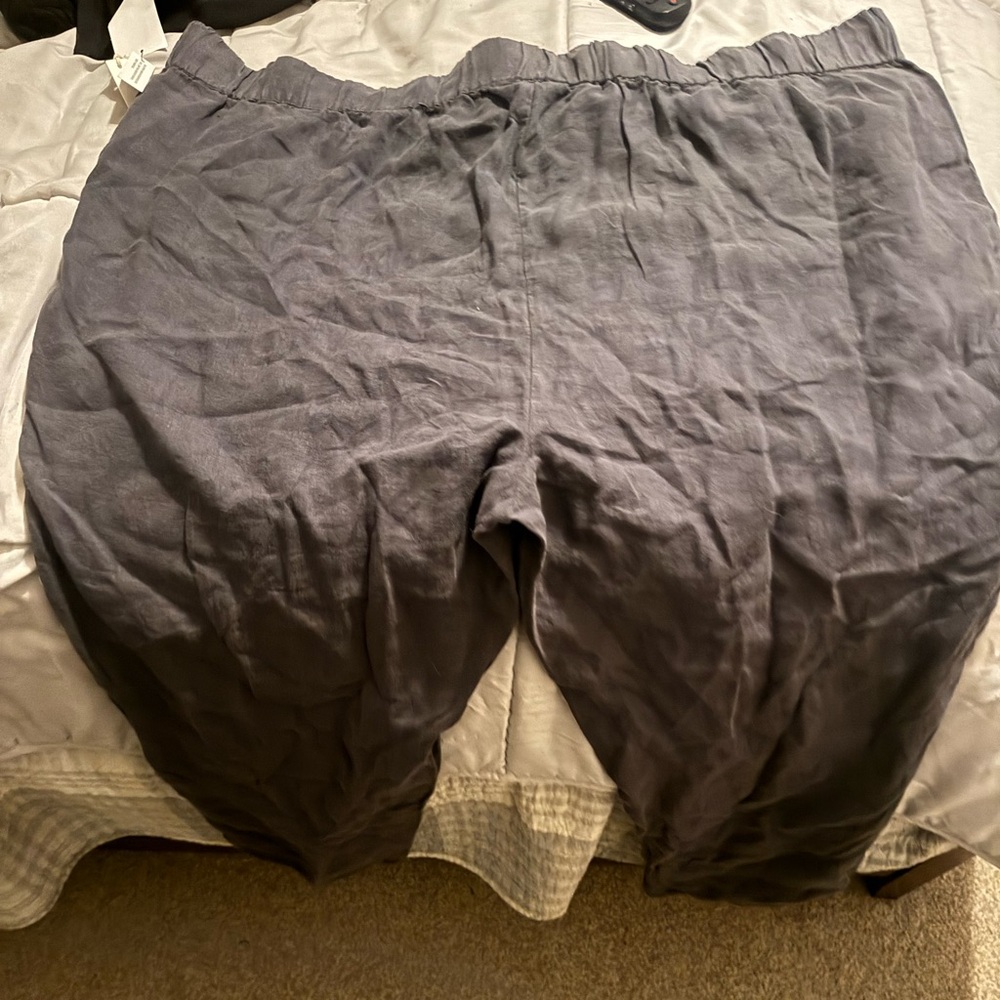 Nordstrom Charcoal Gray linen pants - Picture 6 of 6